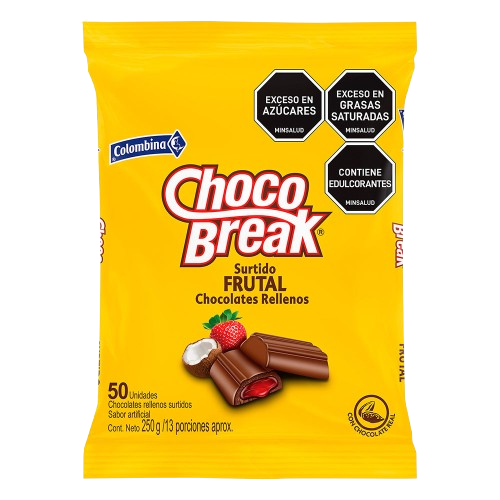 ChocoBreak Surtido Frutal x 50 und